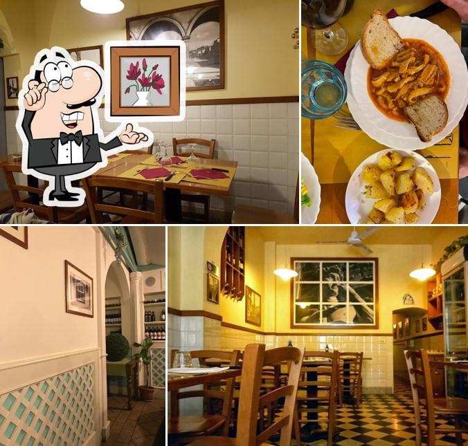 Gli interni di Trattoria Il Contadino