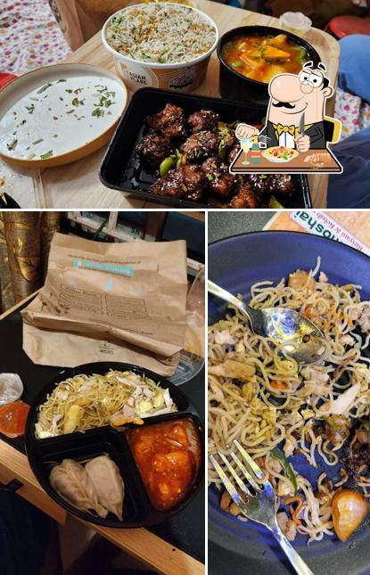 Meals at Asian flare