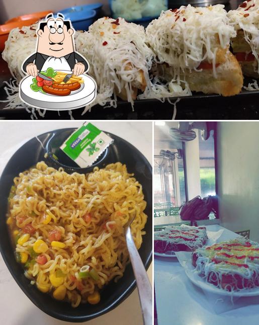 The picture of food and interior at Cafe +