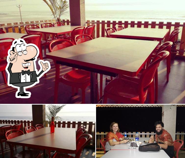 The interior of Cafe Sea View