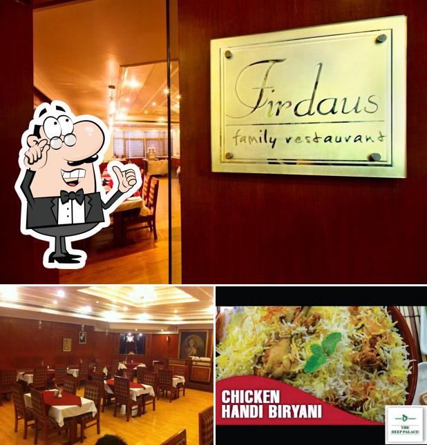 The photo of Firdaus Restaurant’s interior and food