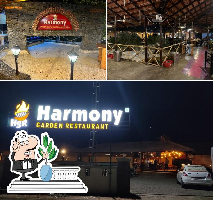 Enjoy the view outside Harmony Garden Restaurant