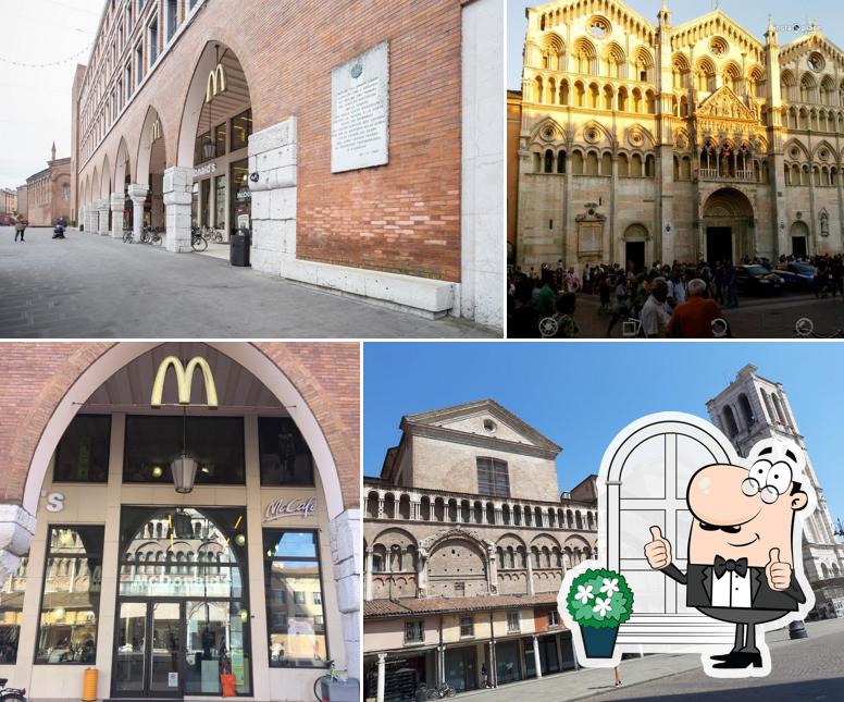Gli esterni di McDonald's Ferrara Piazza Trento e Trieste