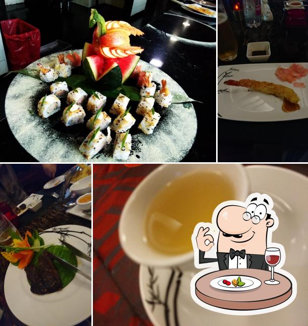 Food at Ponzu Restaurant