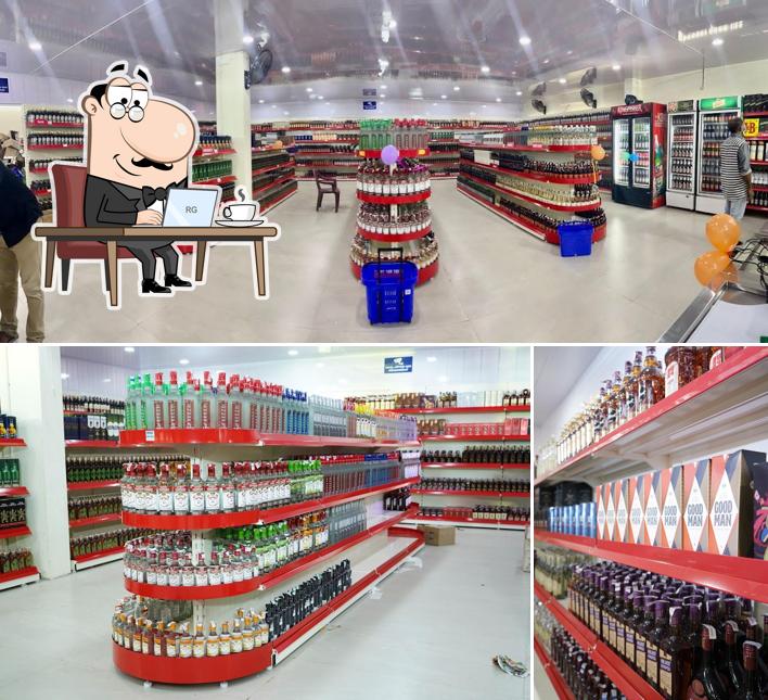 The image of Kerala State Beverages Corporation BEVCO’s interior and food