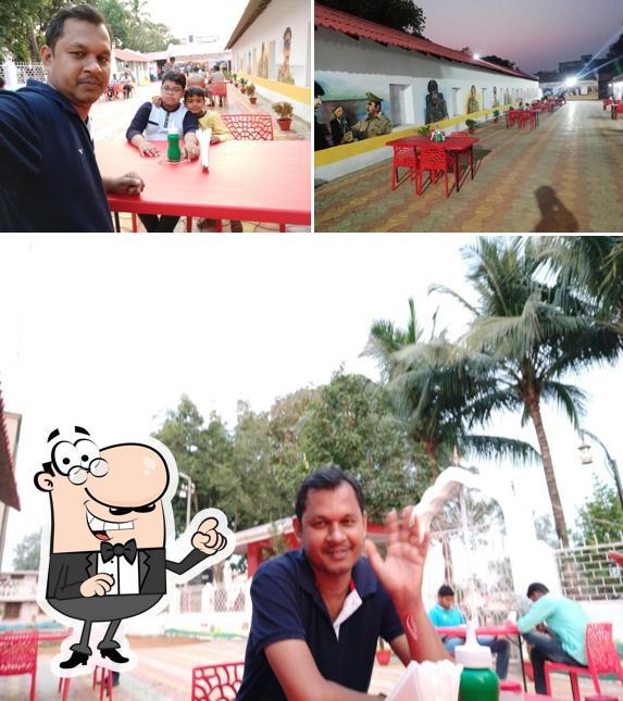 The interior of Bollywood cops canteen