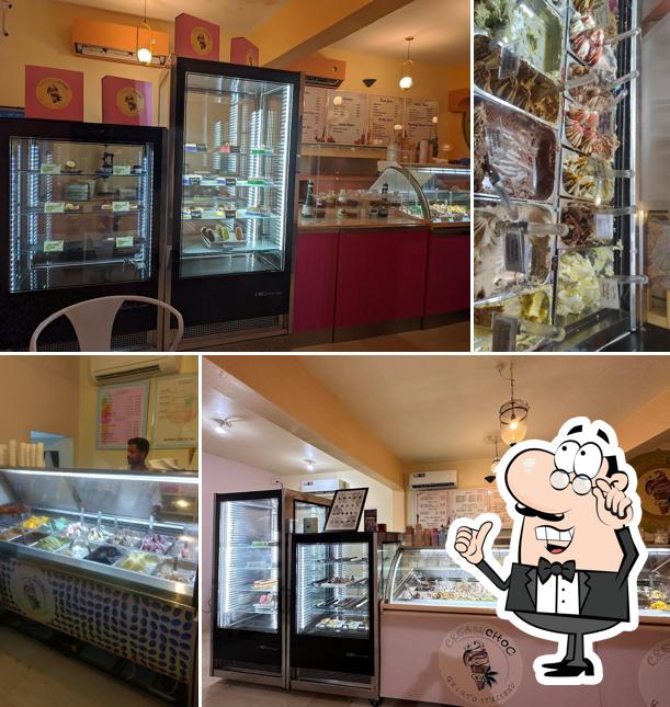Check out how Cream Choc Gelato looks inside