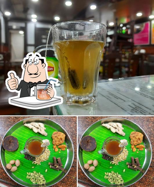 Get a drink from the menu
