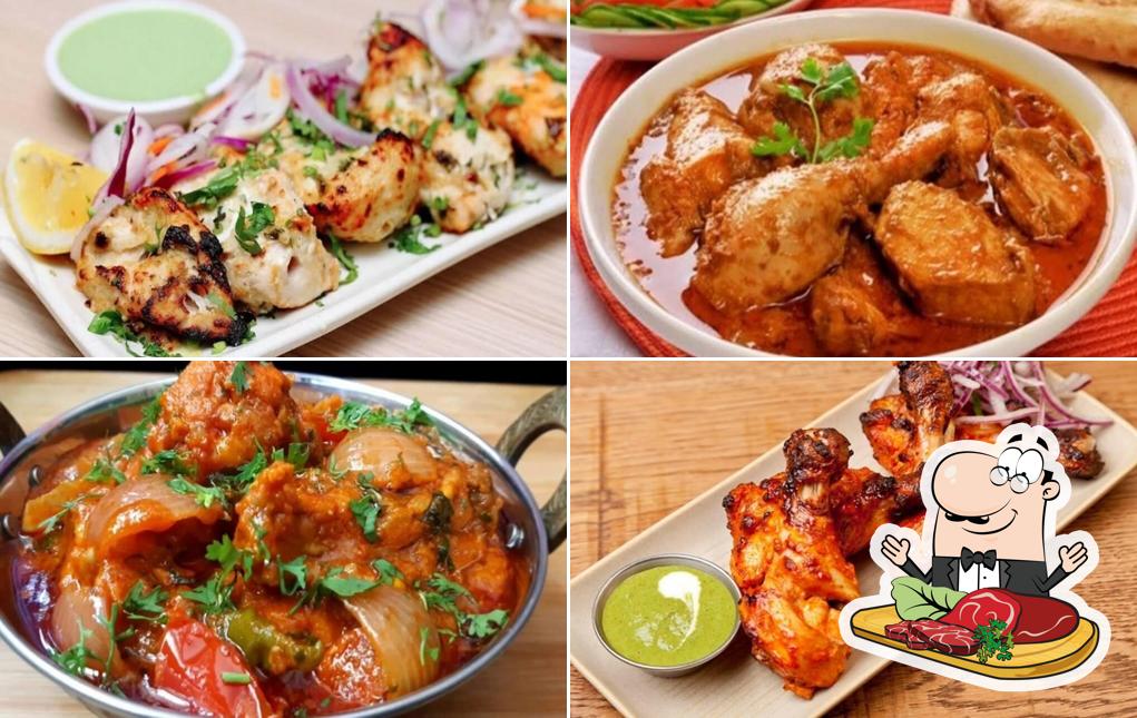 Get meat dishes at Punjabi Curry
