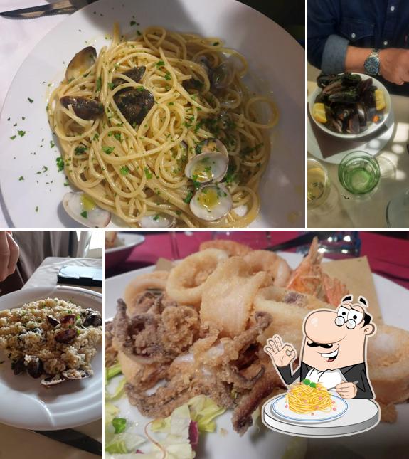 Spaghetti alla carbonara al Ristorante al Porto