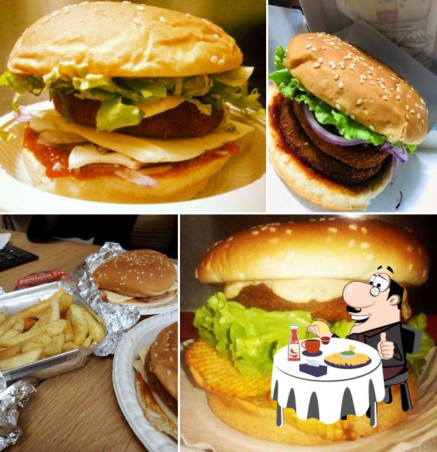Get a burger at Royale Burgers