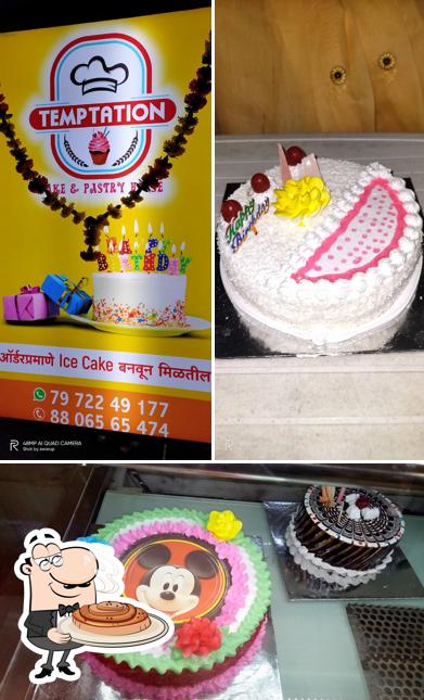 Here's a photo of Temptation cake shop