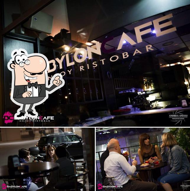 Gli interni di Babylon café Parma