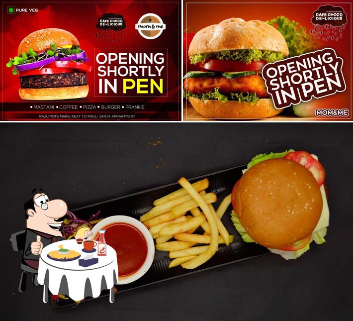 Cafe Mom & Me’s burgers will suit a variety of tastes