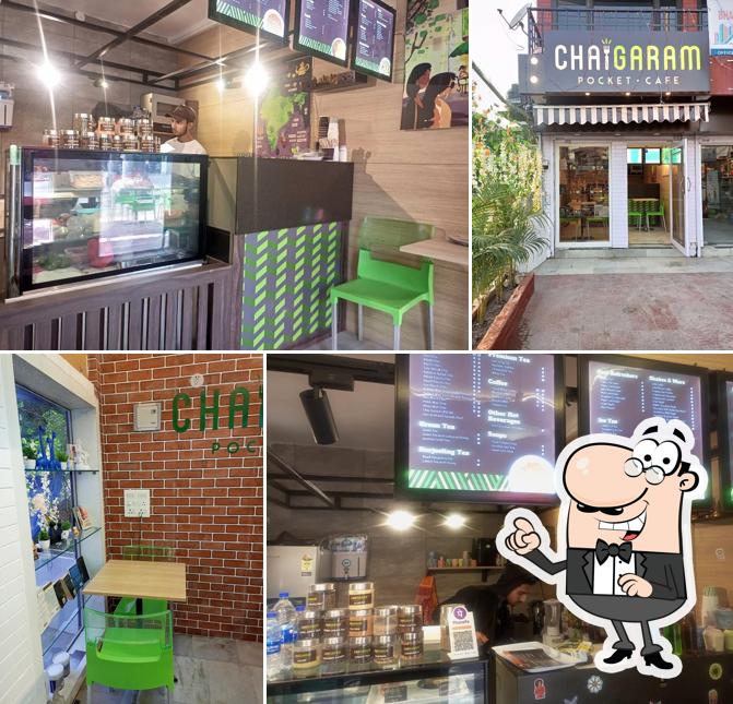 The interior of Chai Garam Cafe