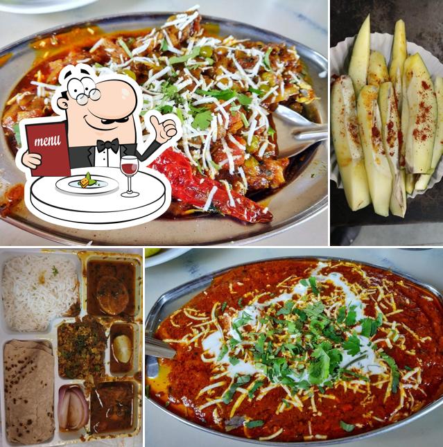 Food at Lucky Restaurant