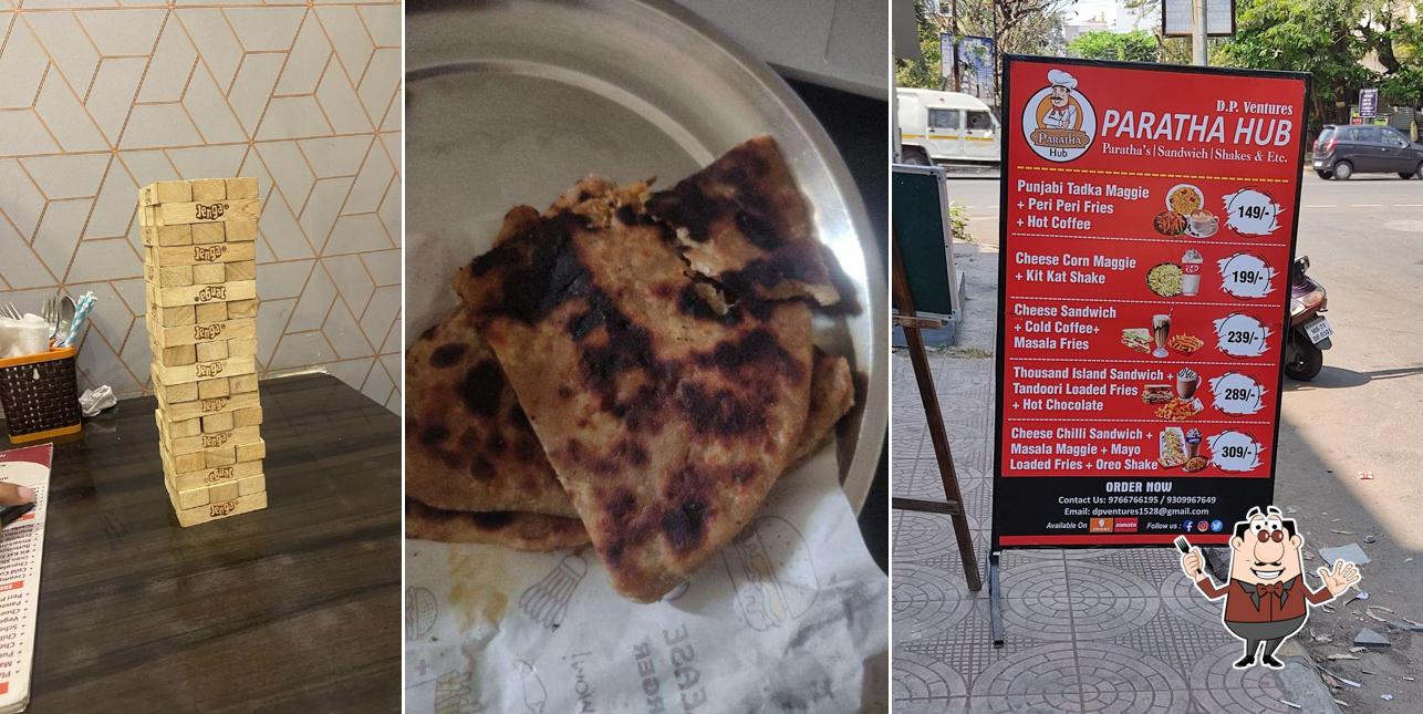 Food at Paratha Hub