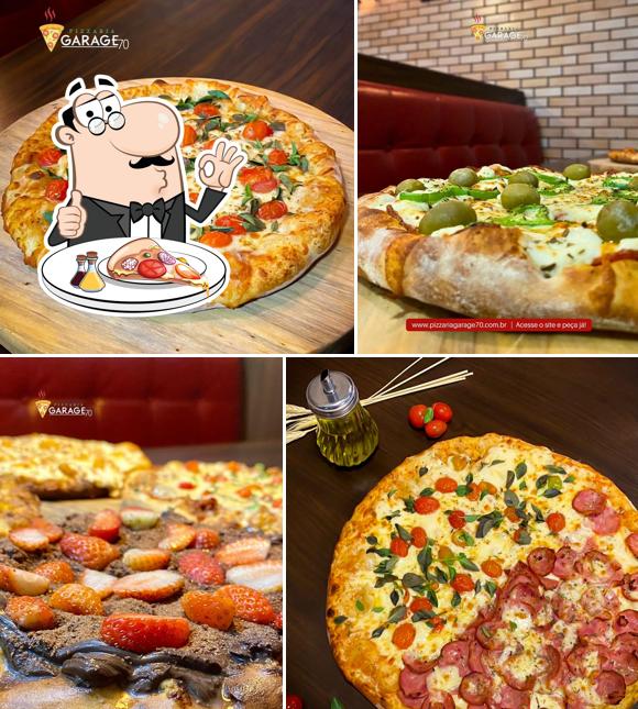 Peça diferentes estilos de pizza