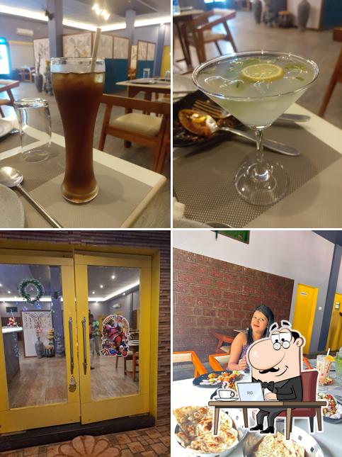 The interior of Aranya Amit's kitchen Best restaurant in Ponda