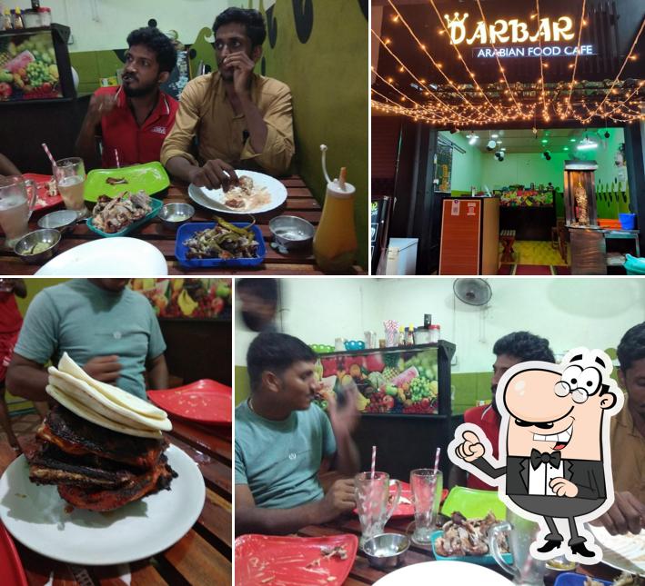 The interior of Darbar Arabian Food Cafe
