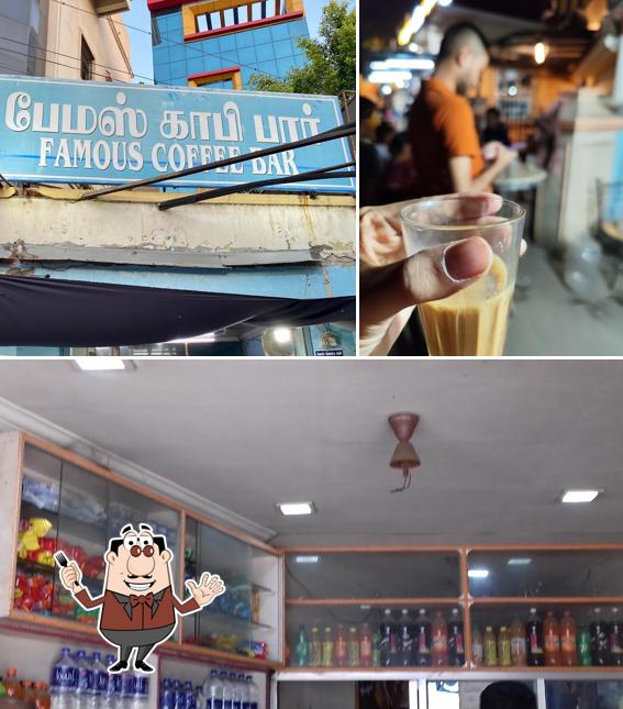The picture of food and interior at Famous Coffee Bar