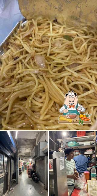 Spaghetti bolognese at Fast Food Corner