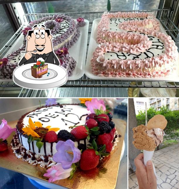 Torta al cioccolato al La Gelateria di Nonna Papera