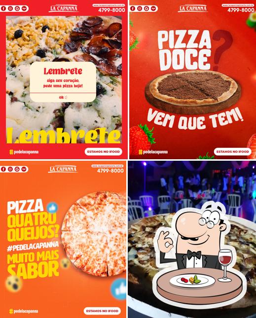 Comida em Pizzaria La Capanna