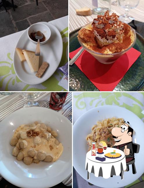 Piatto di formaggi al Ristorante Pizzeria Al Cortiletto