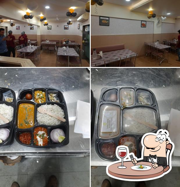The restaurant's food and interior