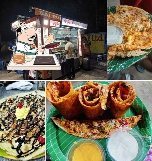 Pancakes at Sai Ruchi varieties of dosa