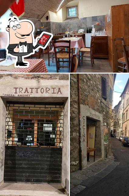 Guarda gli esterni di Trattoria Piazza Ansidei