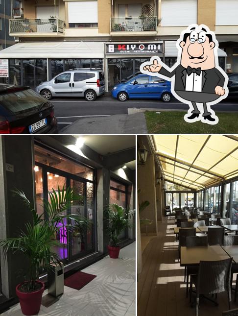 Ristorante Giapponese e Cinese Kiyomi si caratterizza per la interni e esterno