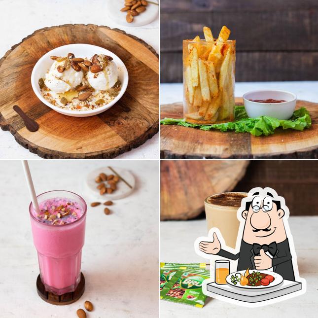 Food at The Lassi Corner