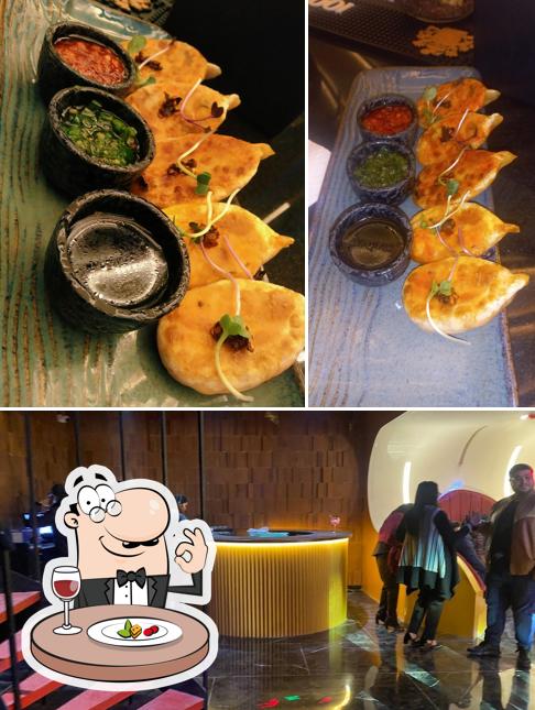 The restaurant's food and interior