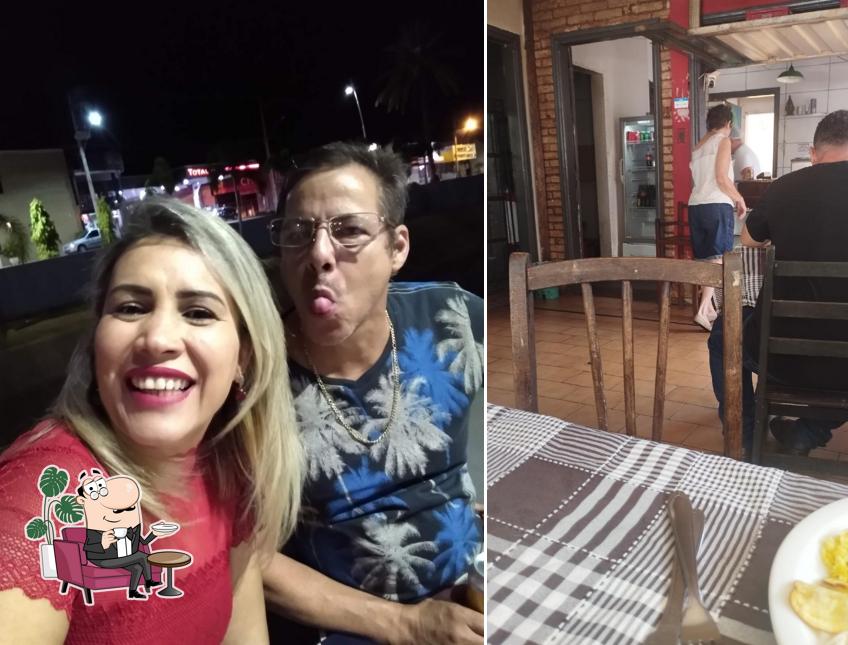 O interior do Churrasco Goiano