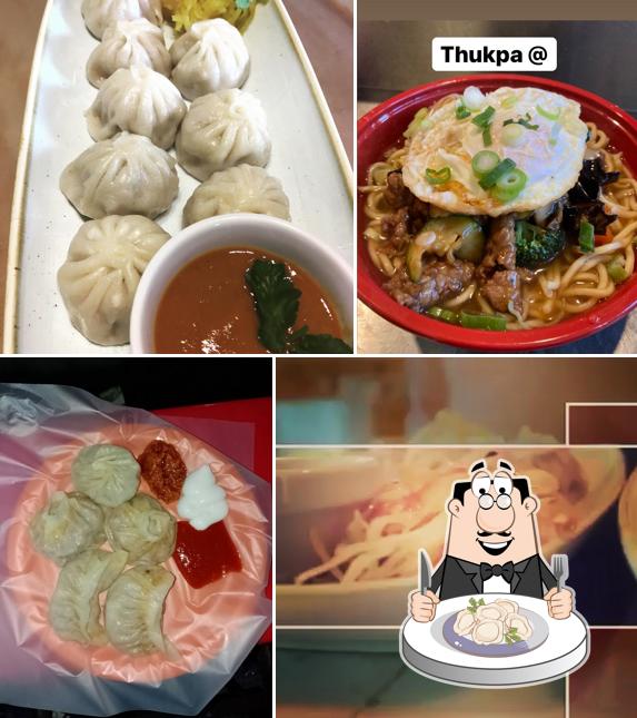 Dumplings at Aaradya Momo's Point