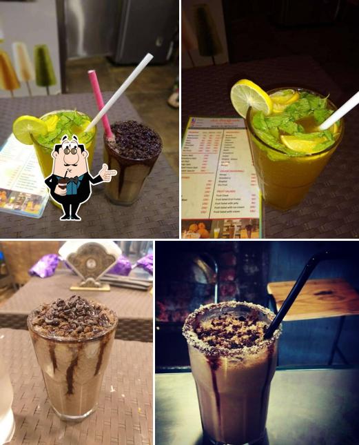 Enjoy a beverage at Al Nuqtat