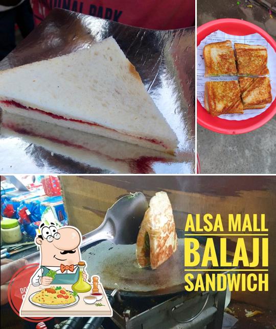 Food at BALAJI SANDWICH STALL