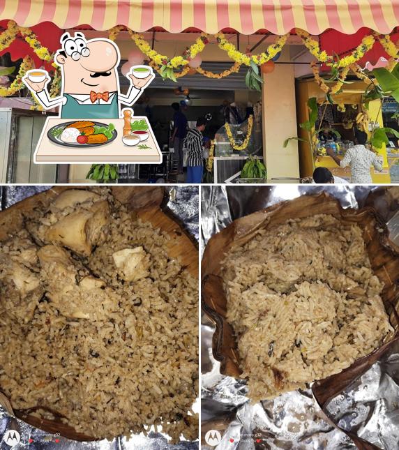 Among different things one can find food and exterior at Biriyani Dharbar
