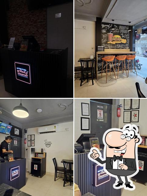 The interior of Grilled & Steamer