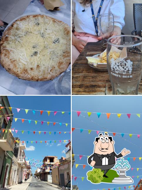 La foto di esterno e cibo da Pizzeria Mangia e Bevi
