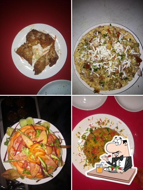 Food at THE RED BULL Veg & non-veg (A FAMILY RESTAURANT & PARTY LOUNGE