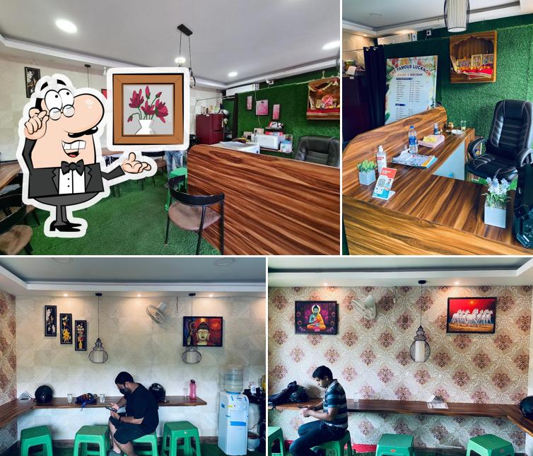 The interior of The Famous Lucknow Kabab and Biriyani
