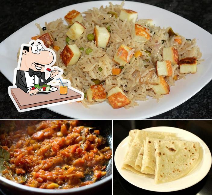 Food at The Indian Cuisine (Pure Vegetarian Family Restaurant)