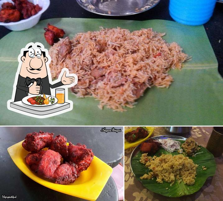 Food at Nayeem Biryani Stall