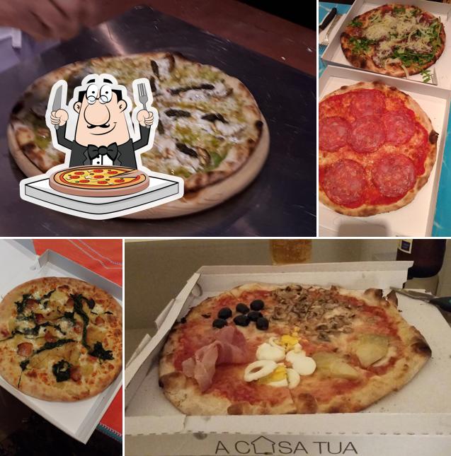 Scegli tra le svariate varianti di pizza