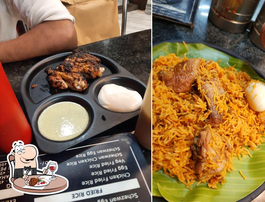 ALTHAF FOOD COURT provides meat meals
