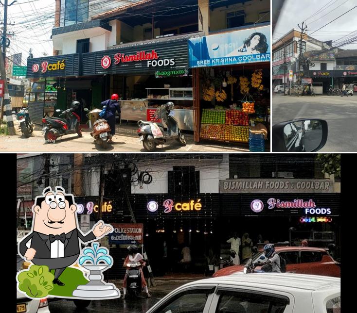 The exterior of B Cafe