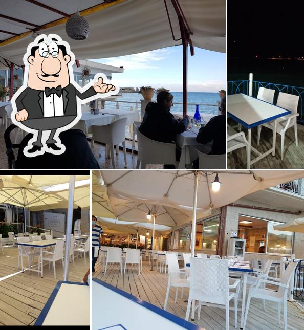 Gli interni di Cala dei Normanni - Ristorante Pizzeria sul Mare